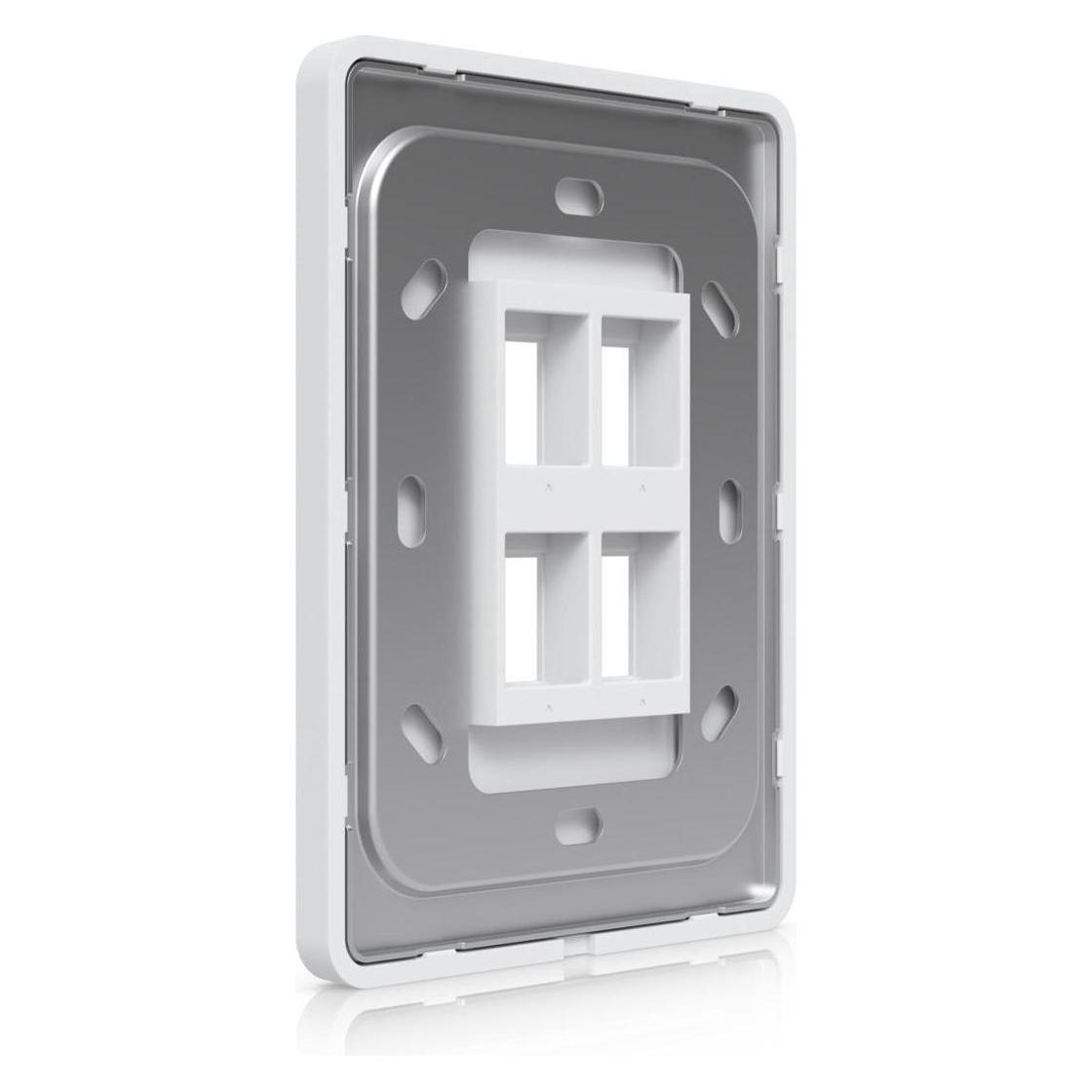 Ubiquiti Lackierbare Keystone-Wandplatte 4er-Pack für Netzwerk-Installationen (420946)