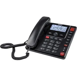 Fysic FX-3940 Senioren telefoon met groot verlicht display - Extra luid gespreks- en belvolume, Telefon, Schwarz