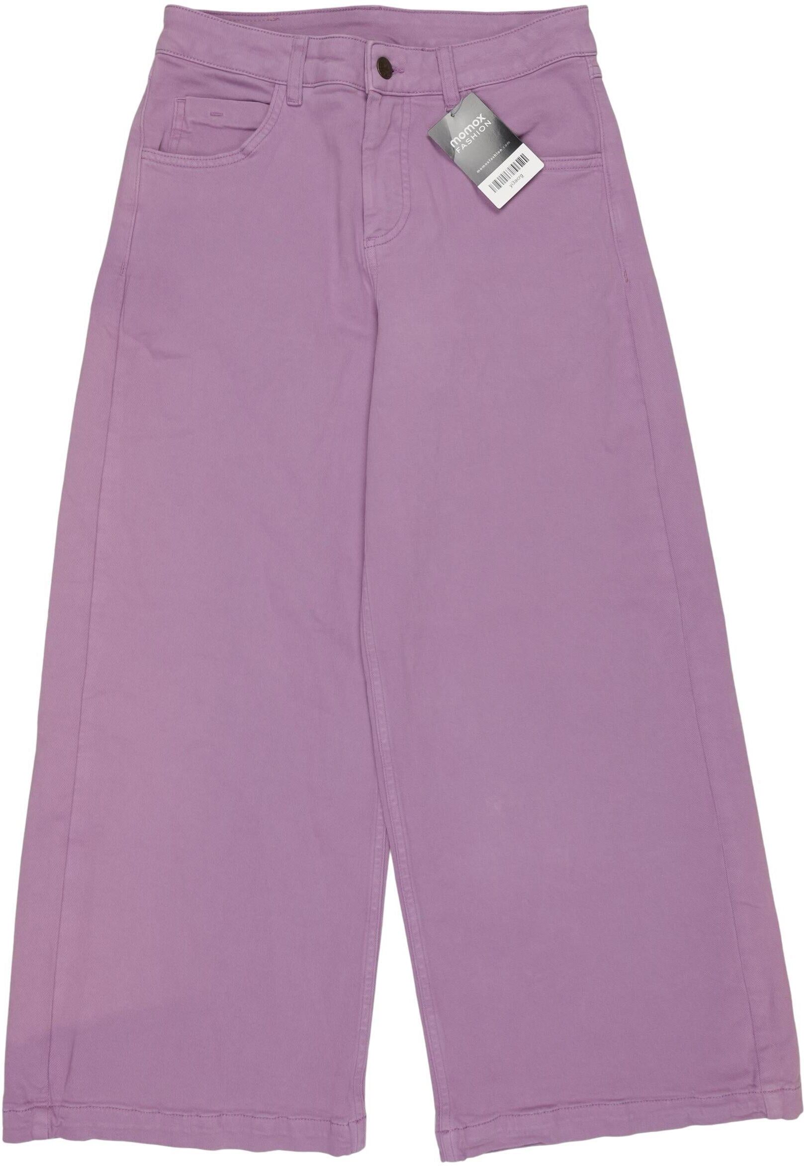 Blutsgeschwister Damen Jeans, Flieder, Gr. W26, Elasthan / Baumwolle - Second Hand
