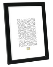 Deknudt S41JL2 Karton Glas Holz Schwarz Einzelbilderrahmen Tisch Wand 29,7 x 42 cm Rechteckig Bürokleinmaterial A3 (S41JL2_29,7X42,0)