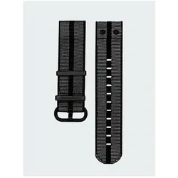 Soundbrenner CORE Woven Nylon Strap, White (Nylon), Uhrenarmband, Weiss