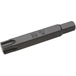 BGS Bit Länge 75 mm Antrieb Außensechskant 10 mm T-Profil (für Torx) T60 - 4576