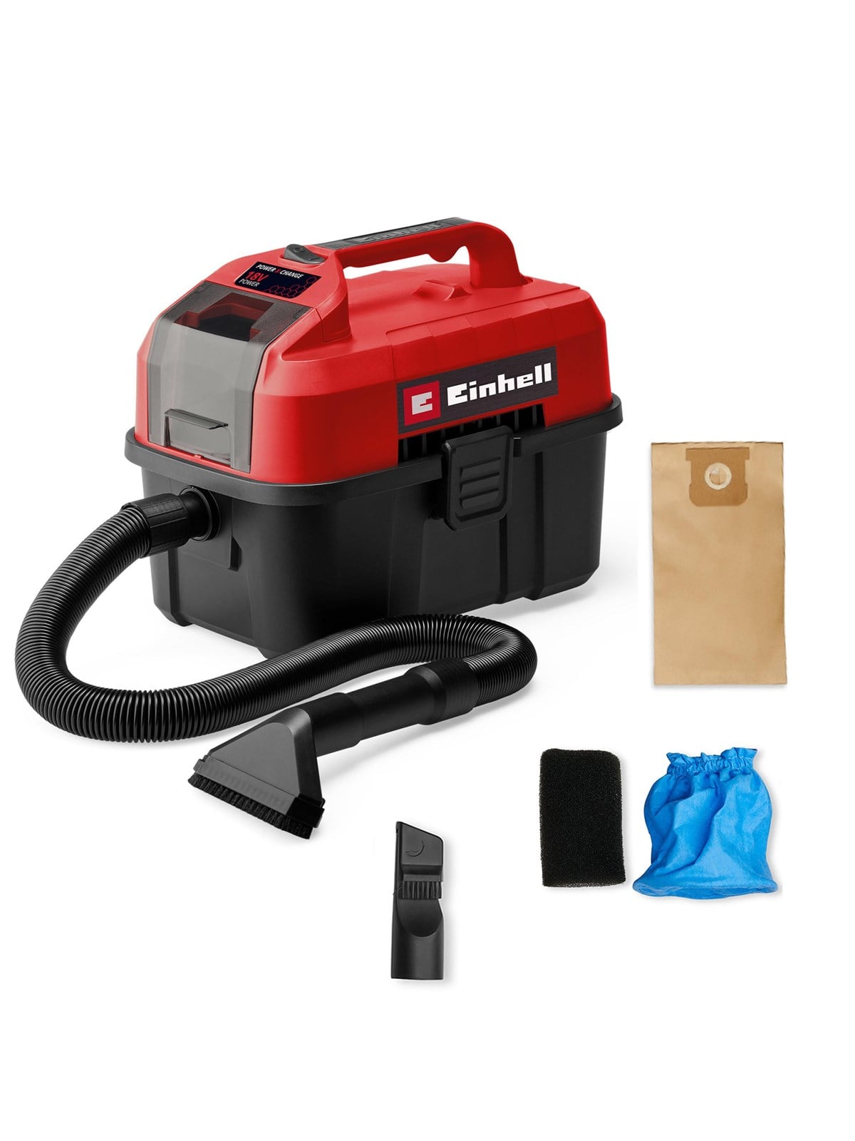 Einhell Staubsauger TE-VC 18/10 Li-Solo Cordless Wet & Dry Vacuum Cleaner