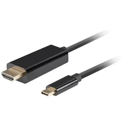 Lanberg CA-CMHD-10CU-0018-BK Videokabel-Adapter 1,8 m USB Typ-C HDMI