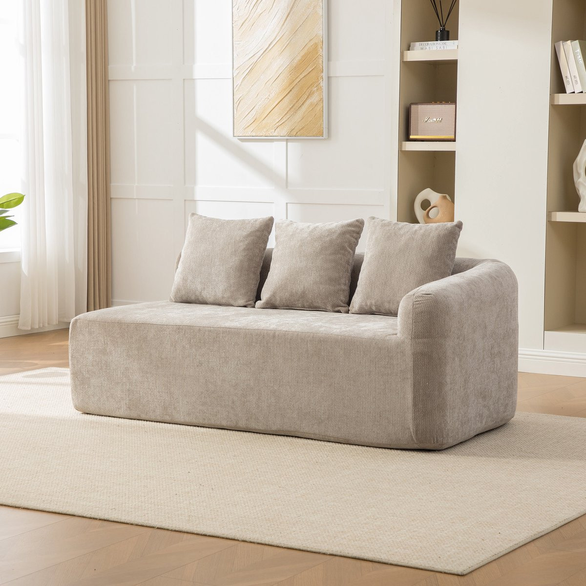 Cloud Sofa Modulaire 3-Zits Bank - Chenille - Grijs