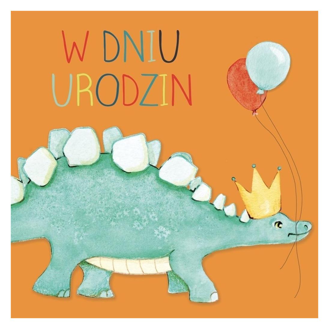 Clear Creation Quadratische Karte CL4214 PO Dinosaurier-Geburtstag (49019004)