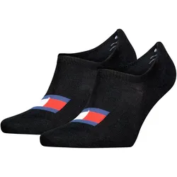 2er Pack TOMMY HILFIGER Flag Füßlinge 003 - black 43-46