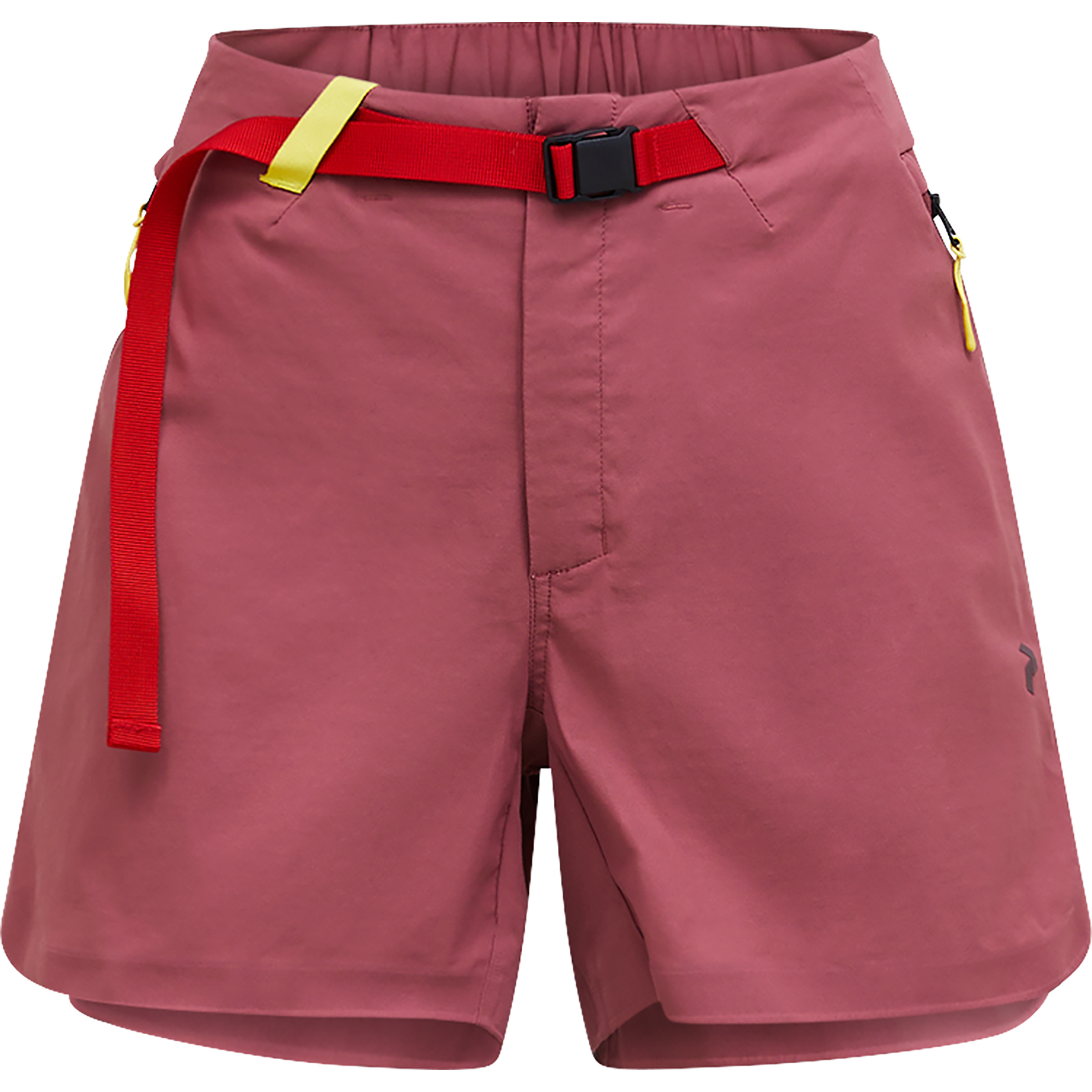 Peak Performance Iconiq Tech Damen Kurze Hosen rot Größe M Trekking Wasserabweisend Wasserabweisend