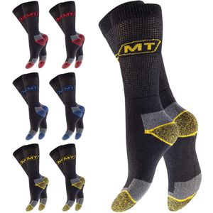MT Socken Work, schwarz, 6 Paar, Lange Socken, Baumwolle, Größe 39 - 42