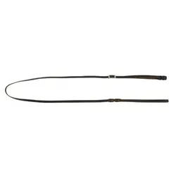 KERBL Leder Hundeleinen GoLeyGo Vegas, mit Adapter, Braun, 20mm x 105-165cm,M,max.60kg