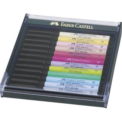 Faber-Castell Tuschestifte Pitt Artist Pens, 12er Set, Pastell
