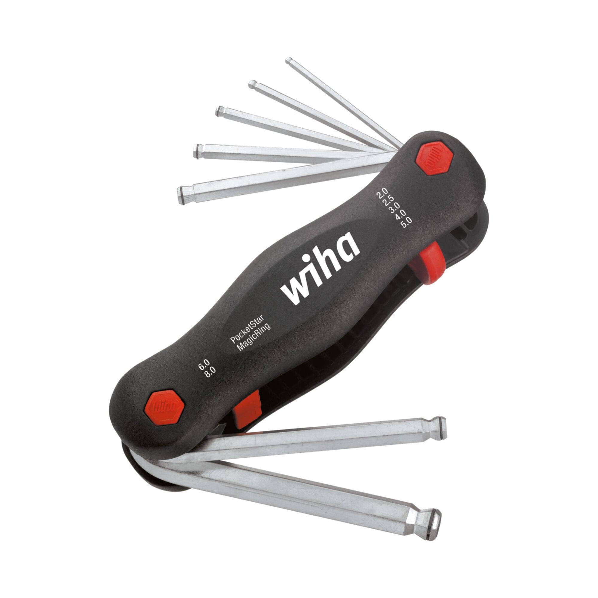 Wiha Multitool PocketStar® Sechskant-Kugelkopf MagicRing® 7-tlg. (23031)