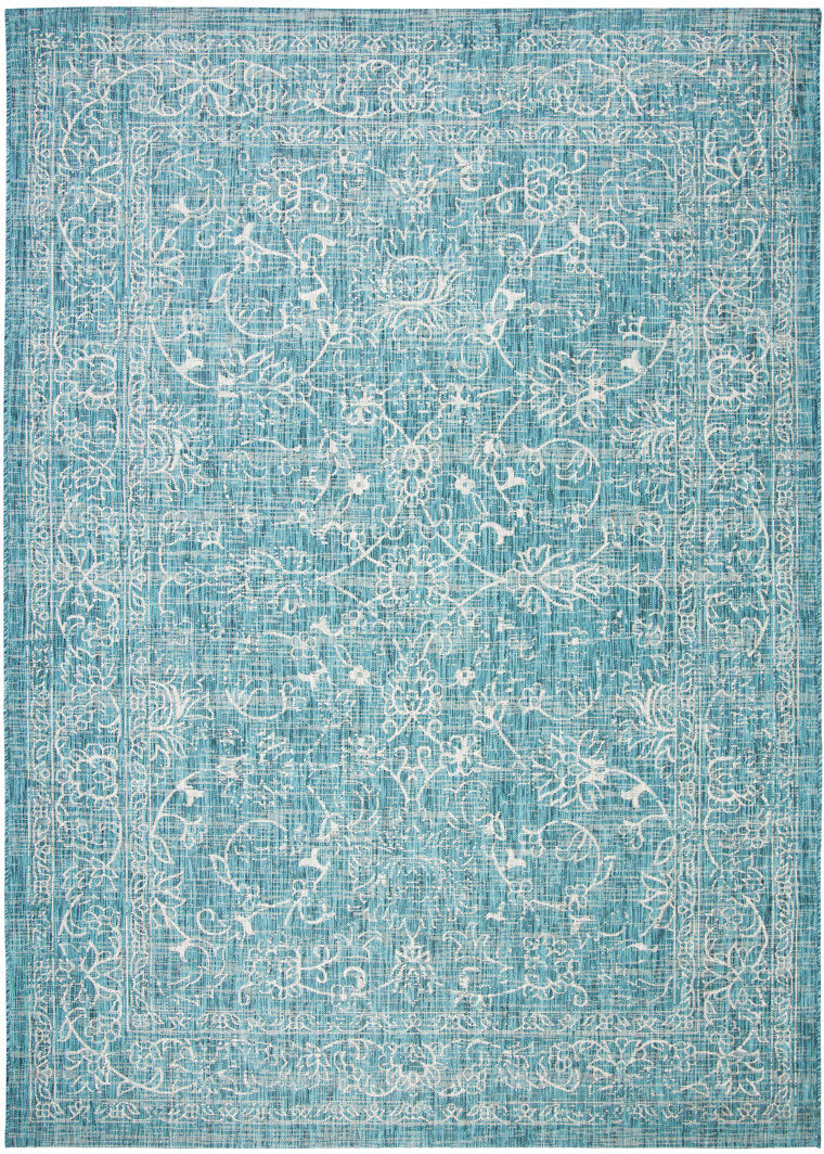 ClassicLiving Abhik Indoor/Outdoor Rug Turquoise Rectangle 235 x 305 cm