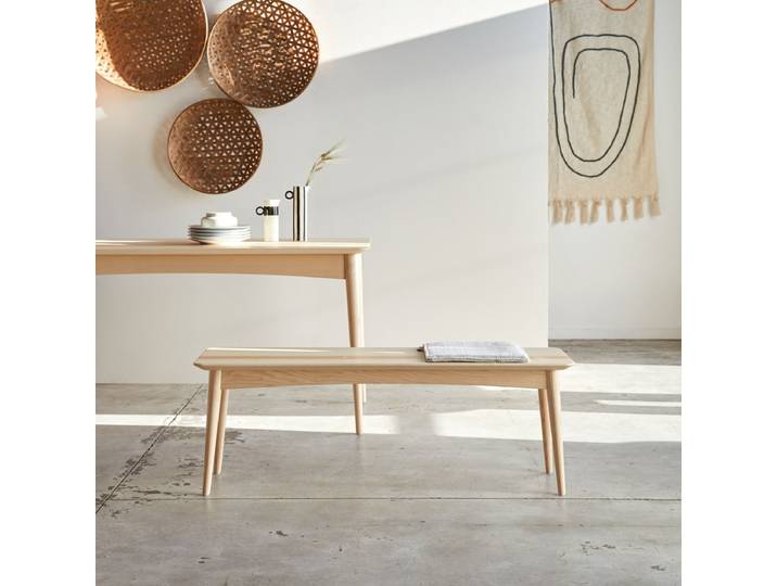 Sitzbank Josef aus massiver Olivesche - Natur