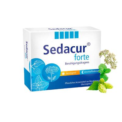 Sedacur forte Beruhigungsdragees 100 St Überzogene Tabletten