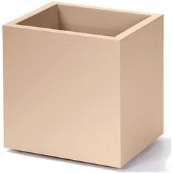 Euro3plast, Blumentopf, Pflanzkübel Kebe 40 x 40 cm dune Greener, mit Rollen und Bewässerung (40 x 40 x 40 cm)