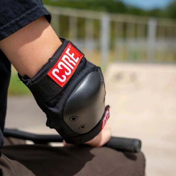 CORE Pro Elbow Pads (XS - Schwarz/Rot)