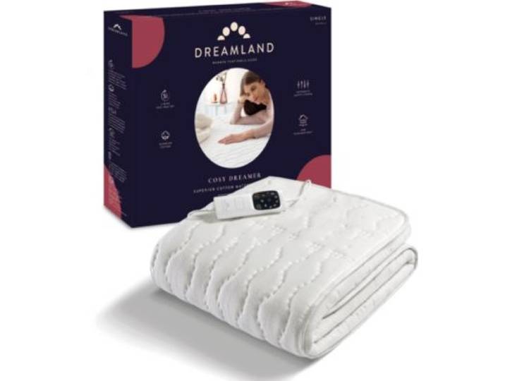 Dreamland - Surmatelas Chauffant Cosy Dreamer Coton Simple 6t 150x80