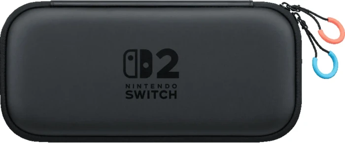 Nintendo Switch 2-Tasche & -Schutzfolie (schwarz)