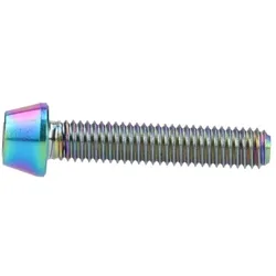 Titanschraube M5x25 konisch oil slick