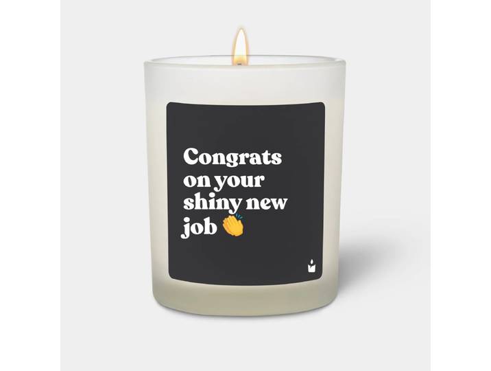 Duftkerze Flowery Congrats on your shiny new job