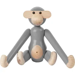 Kay Bojesen Affe Figur mini, grau, Holz