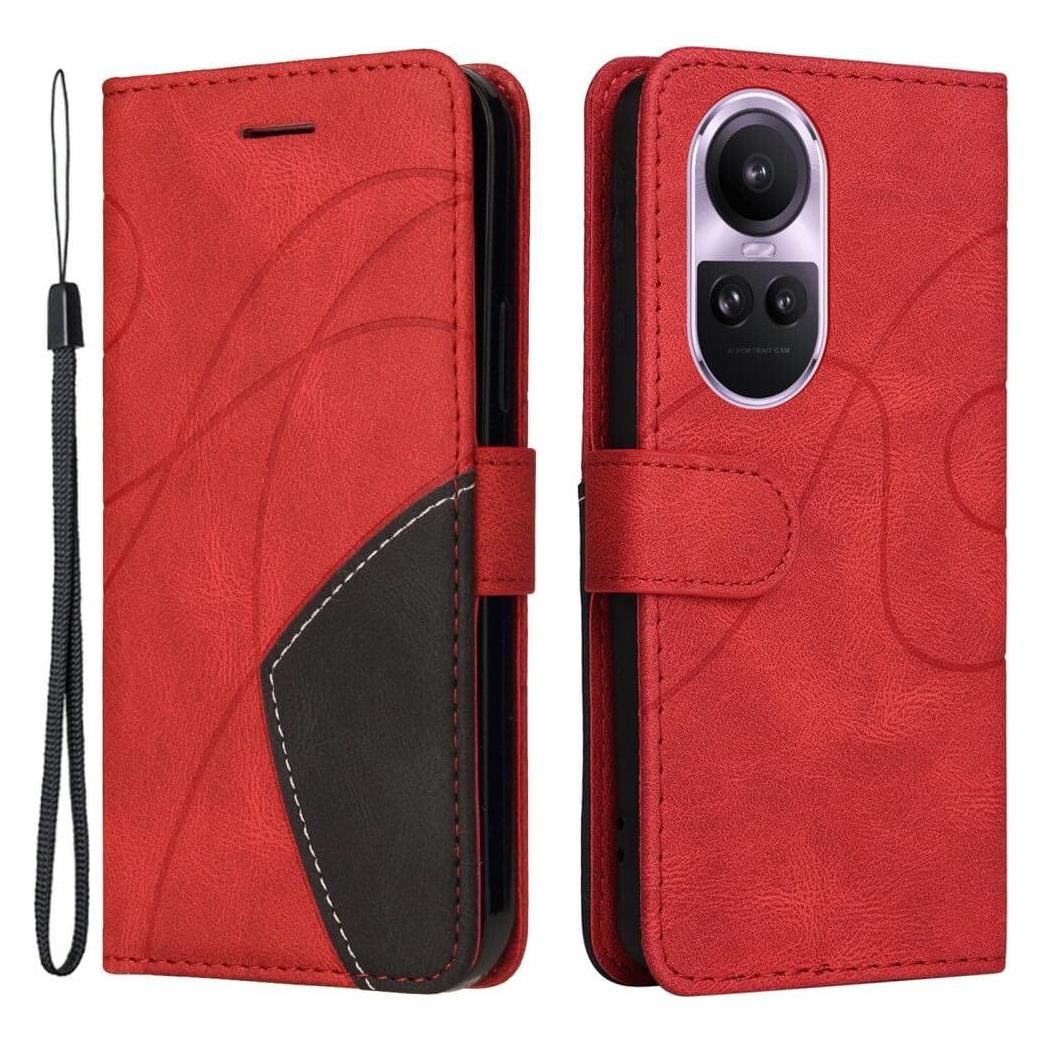 Cover-Discount OPPO Reno10 / 10 Pro - Dual-color Etui Hülle rot (OPPO Reno 10, Oppo Reno 10 Pro) (660159608E)
