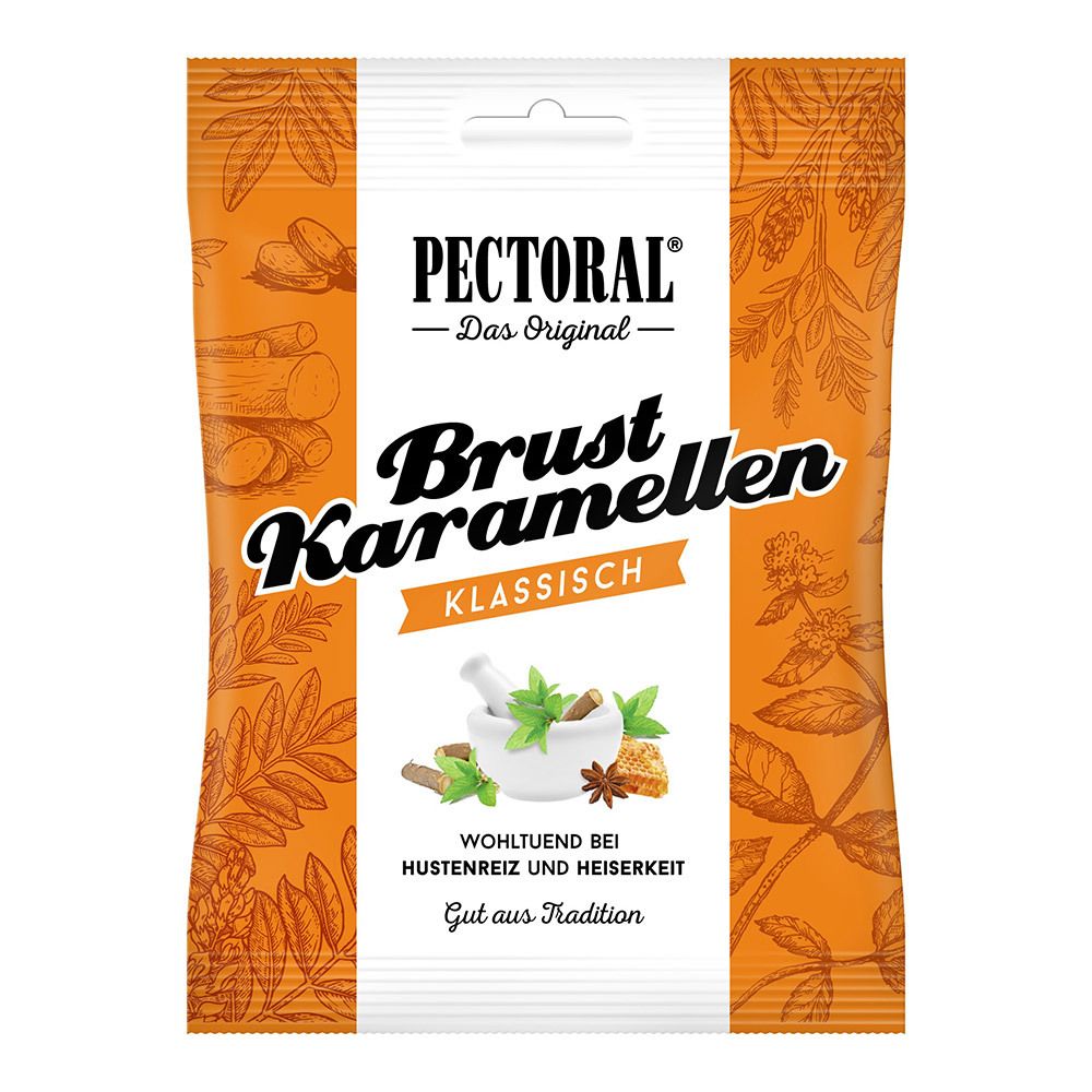 Pectoral Brustkaramellen Btl. 72 g Bonbons