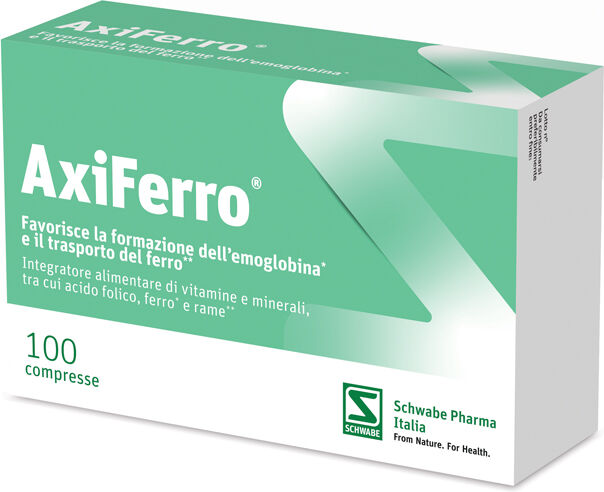 SCHWABE PHARMA ITALIA Srl Pegaso AxiFerro, 100 Compresse