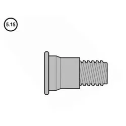 5.15 - Hörmann Gewindebolzen / Schraube M 8 für Hebelverschlusslager N80/F80/EcoStar