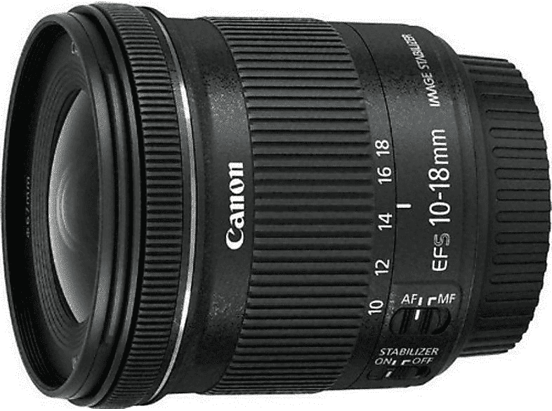 REACONDICIONADO Seminuevo Muy bueno Objetivo - Canon EF-S 10-18 mm f/4.5-5.6 IS STM