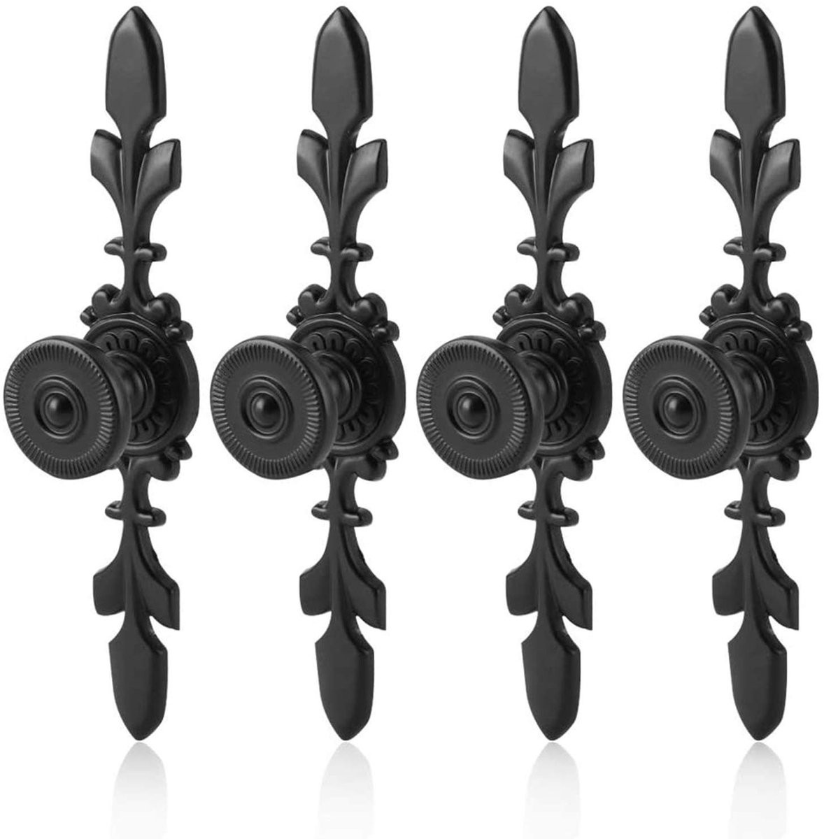 Solidchoice Set van 4 Retro Kastknoppen van Aluminium