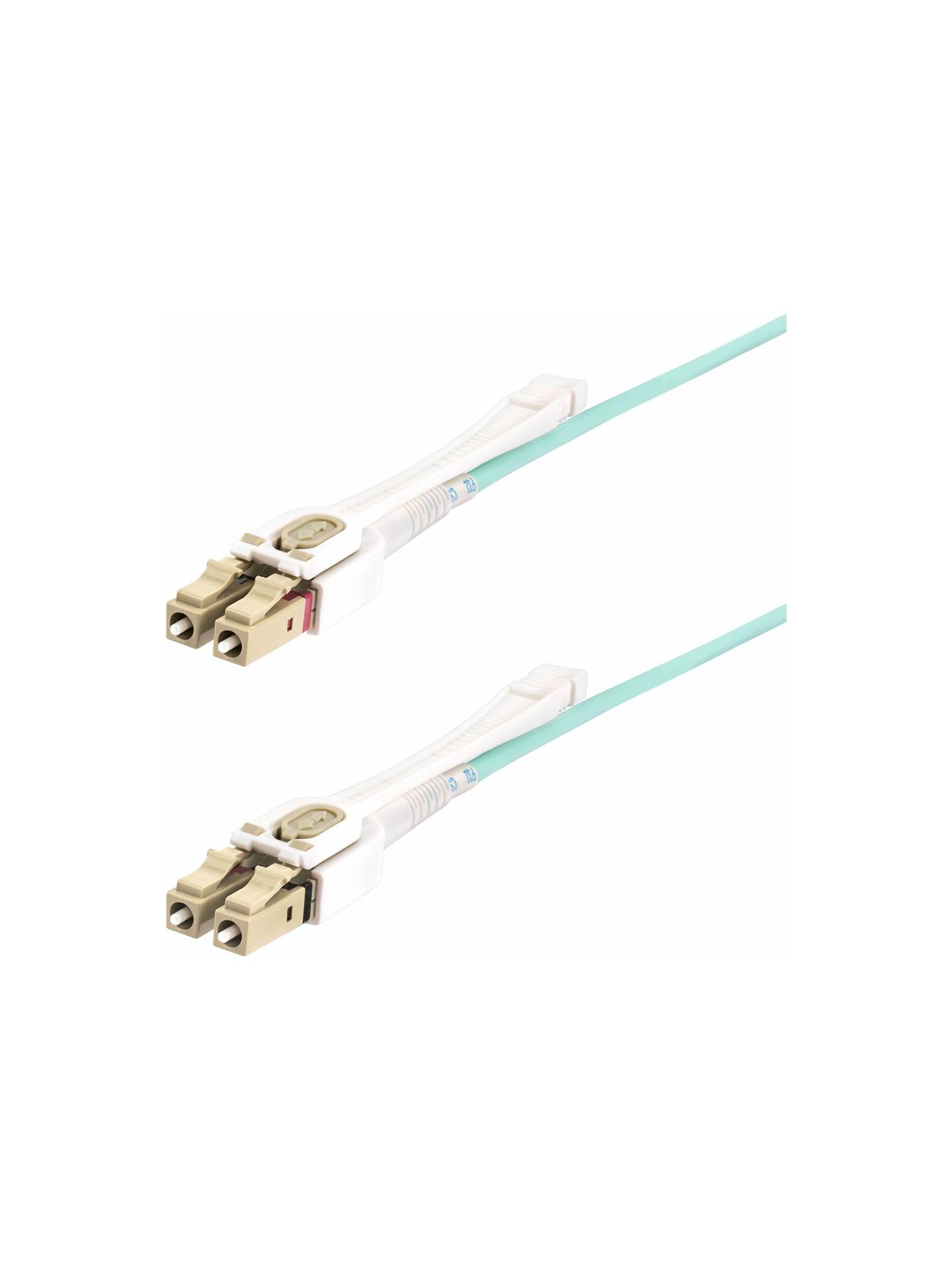 StarTech.com 4m (13ft) LC to LC (UPC) OM4 Multimode Fiber Optic Cable - patch cable - 4 m - aqua - Grün - 4m
