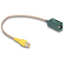 Delock RCA Video Anschlusskabel 0.32 m Braun, Gold, Grün, Gelb 90009