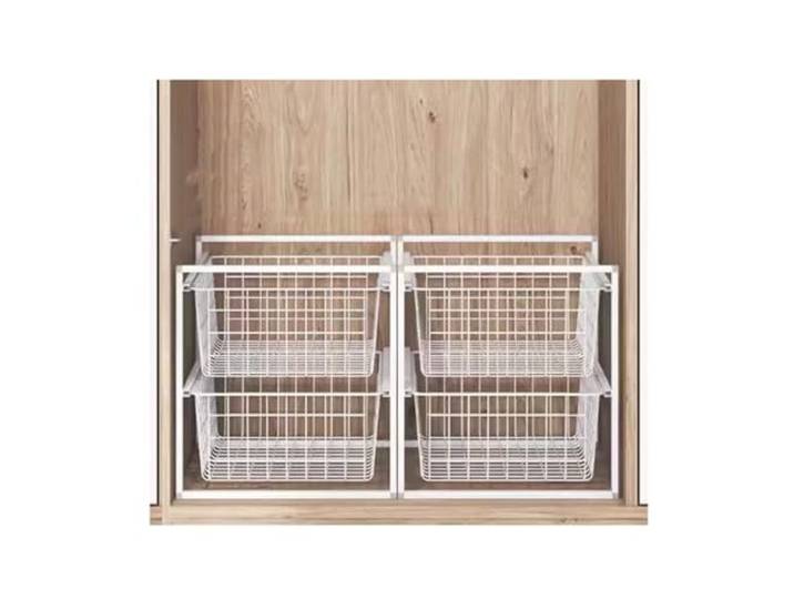Ausziehbarer Hängeschubladen-Organizer aus Stahl 450 x 370 x (550–780) mm Kleiderschrank-Aufbewahrung(450x370x700mm)