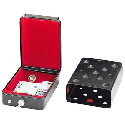 Schlüsseltresor EUFAB, schwarz, B:17cm H:9cm L:23cm, Stahl, Tresore