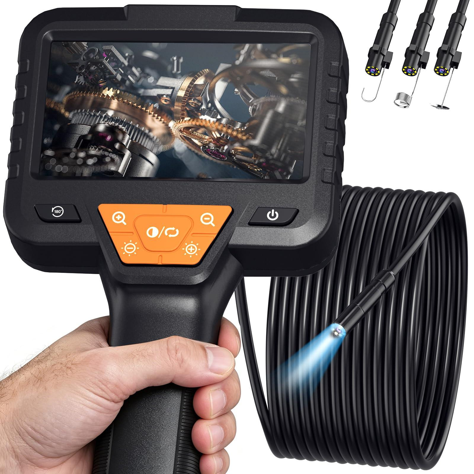 Selius Endoscoopcamera met Verlichting – 1080p HD Borescoop Inspectiecamera
