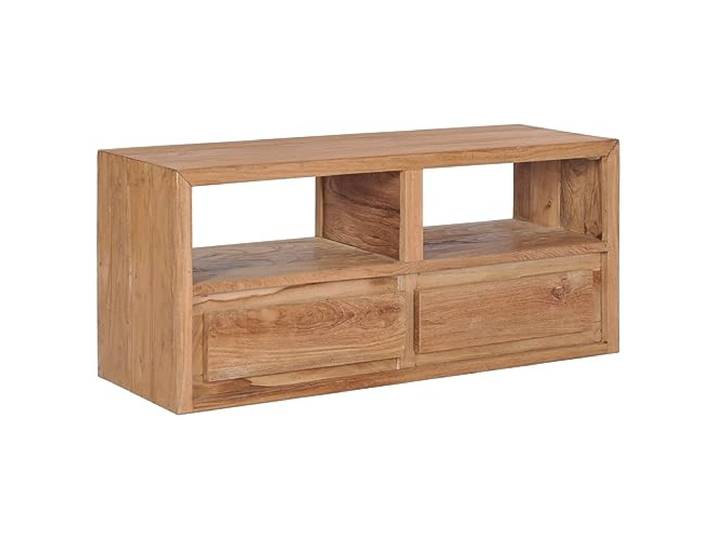 Helloshop26 TV-Bank TV-Sideboard, praktisches Design, 90 cm, massives Teakholz, 2502086