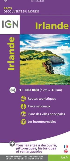 Carte routière - Irlande   IGN