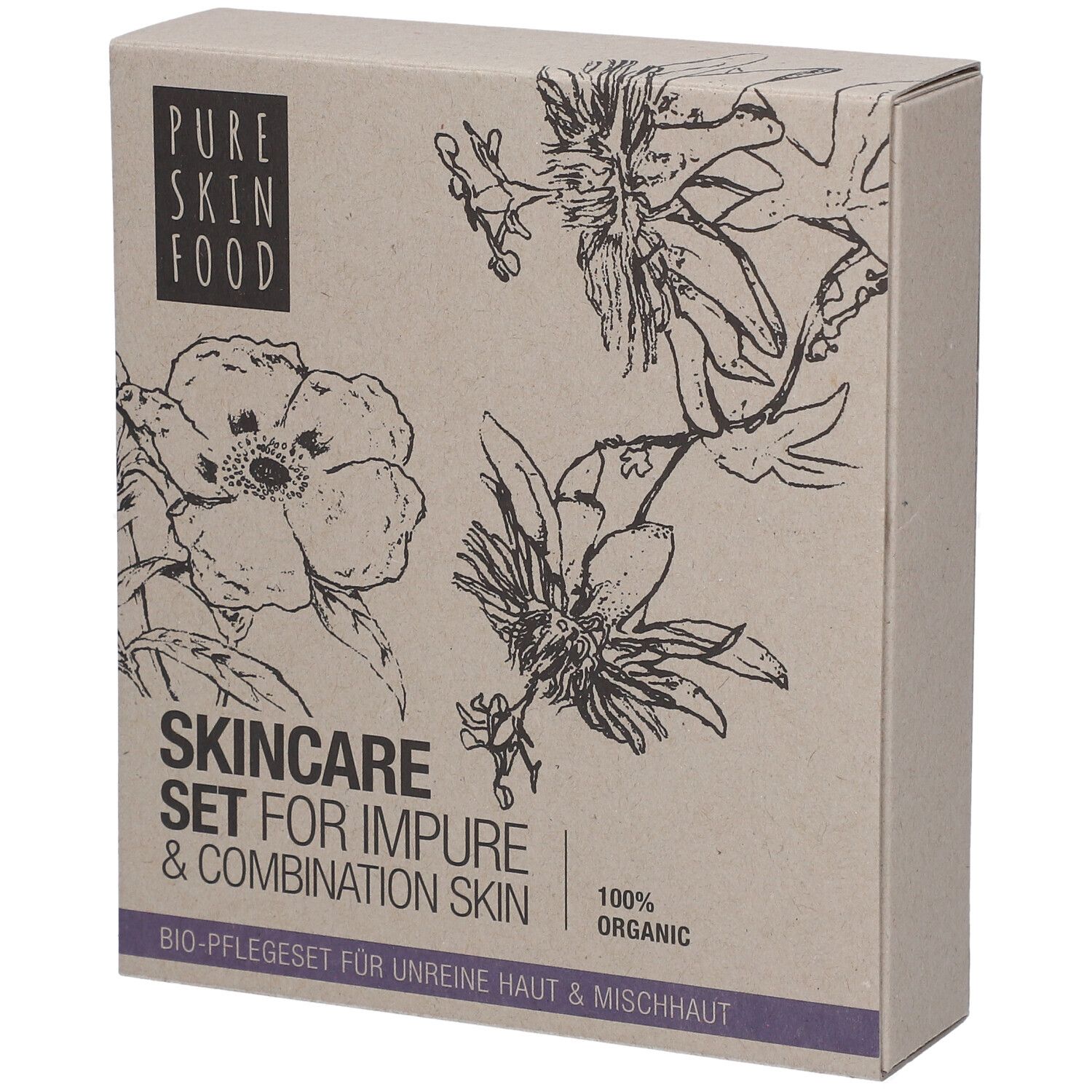 Bio Skincare Set für unreine Haut & Mischhaut 1 St