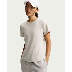 NIKE Damen T-Shirts/Tanks ku.Arm Da Nike Sportswear Club Essentials Damen-T-Shirt, Größe L in Schwarz Schwarz