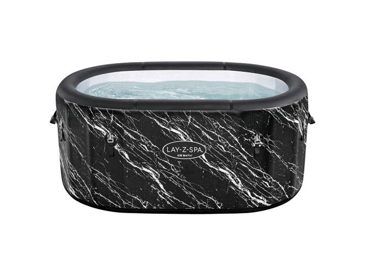 P & B Badefass 6002Q Eisfass, Schwarz, Metall, Kunststoff, 152x92x71 cm, RoHS, Freizeit & Co, Wellness & Gesundheit, Whirlpools