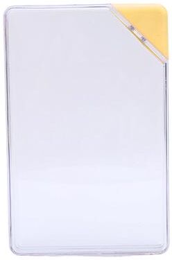 Universal Stock Flat Water Bottle Reusable Slim Water Bottle For Travel, Gym, Hiking & Everyday Hydration yellow