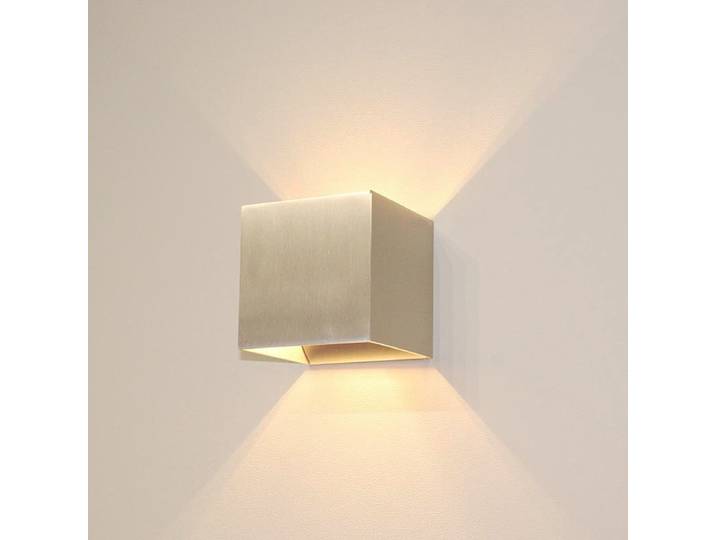 Artdelight Wandlamp Gymm 10x10 cm excl. G9 aluminium