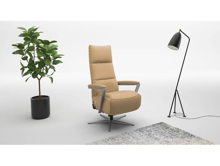 sit&more Vario mit Kopfteilverstellung & Drehfunktion, weitere Funktionen Ergonomie L: manuelle Fußstütze & Rückenlehne