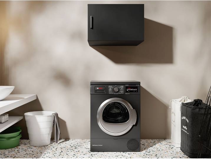 Surmeuble WASHING 1 porte noir