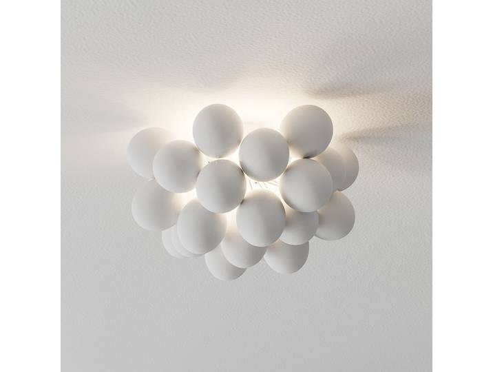 Gross Plafonnier Ø50 Matt White - By Rydéns - Salon / séjour - Design - Métal - Multi-ampoules