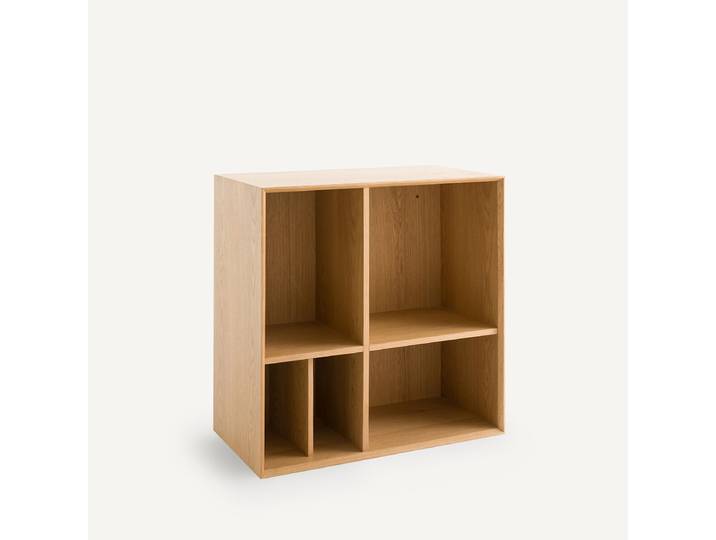 AM.PM Étagère petite bibliothèque plaqué chêne, pour bibliothèque modulable MIKUBE Beige