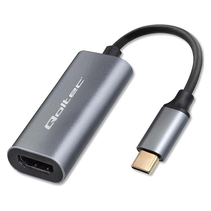 Qoltec USB-C auf HDMI Adapter 4K 60Hz 32AWG (HDMI) (Qoltec)
