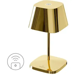 Villeroy & Boch Akku-Tischleuchte Neapel RC Alu, Eisen, Stahl Metall Gold